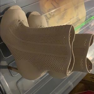 Aldo nude peep toe bootie